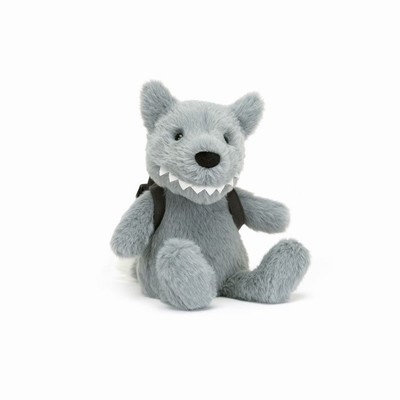 Jellycat Backpack Wolf Australia | 136247XAE